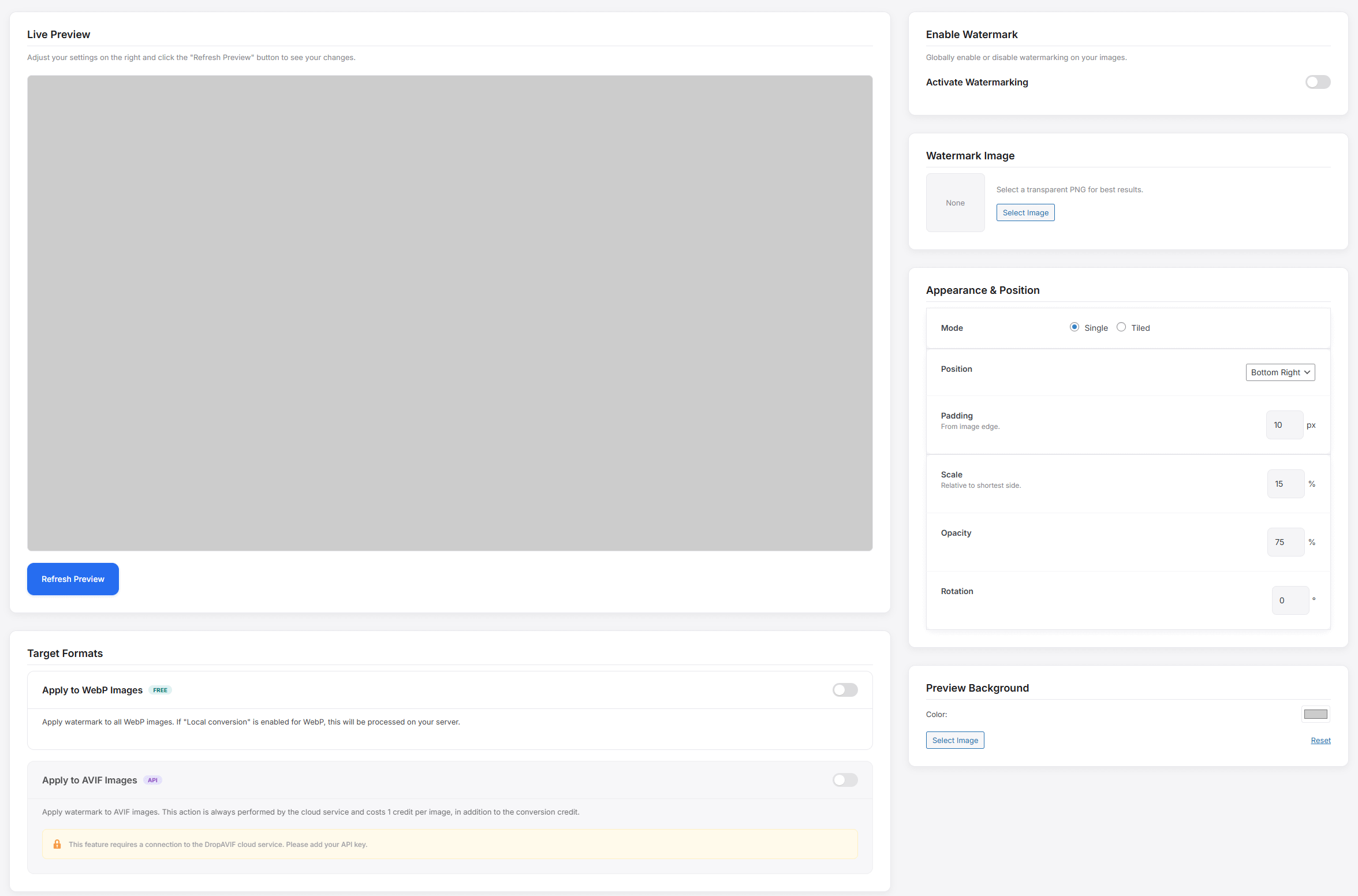 Watermarking Plugins